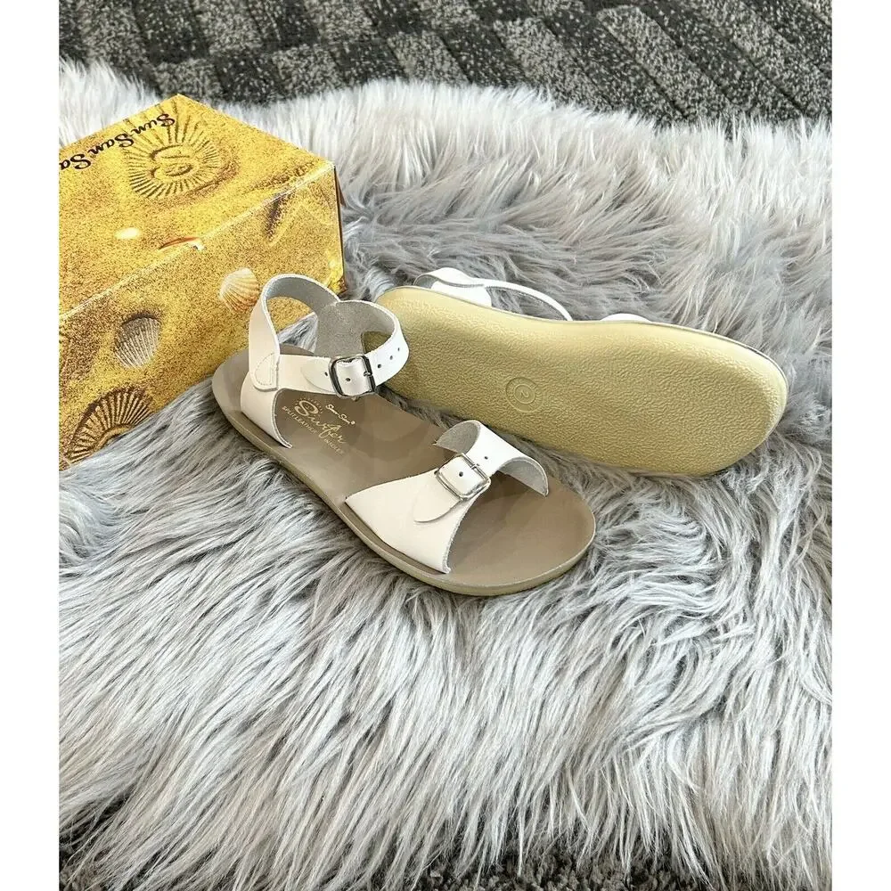 Salt Water Sandals‎ Sun-San Surfer White Size 2 NEW